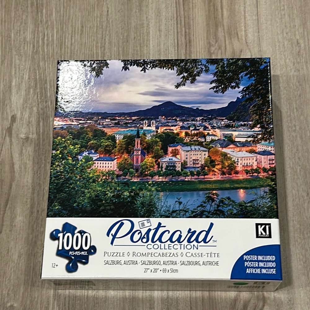 1000 pcs puzzle of Salzburg Austria - 2 for $25